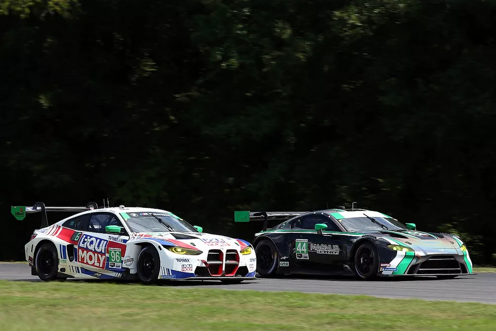 #96 Turner Motorsport BMW M4 GT3: Robby Foley, Bill Auberlen, #44 Magnus Racing, Aston Martin Vantage GT3, GTD: John Potter, Andy Lally
