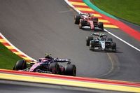 La parrilla de salida para la carrera sprint del GP de Bélgica en Spa