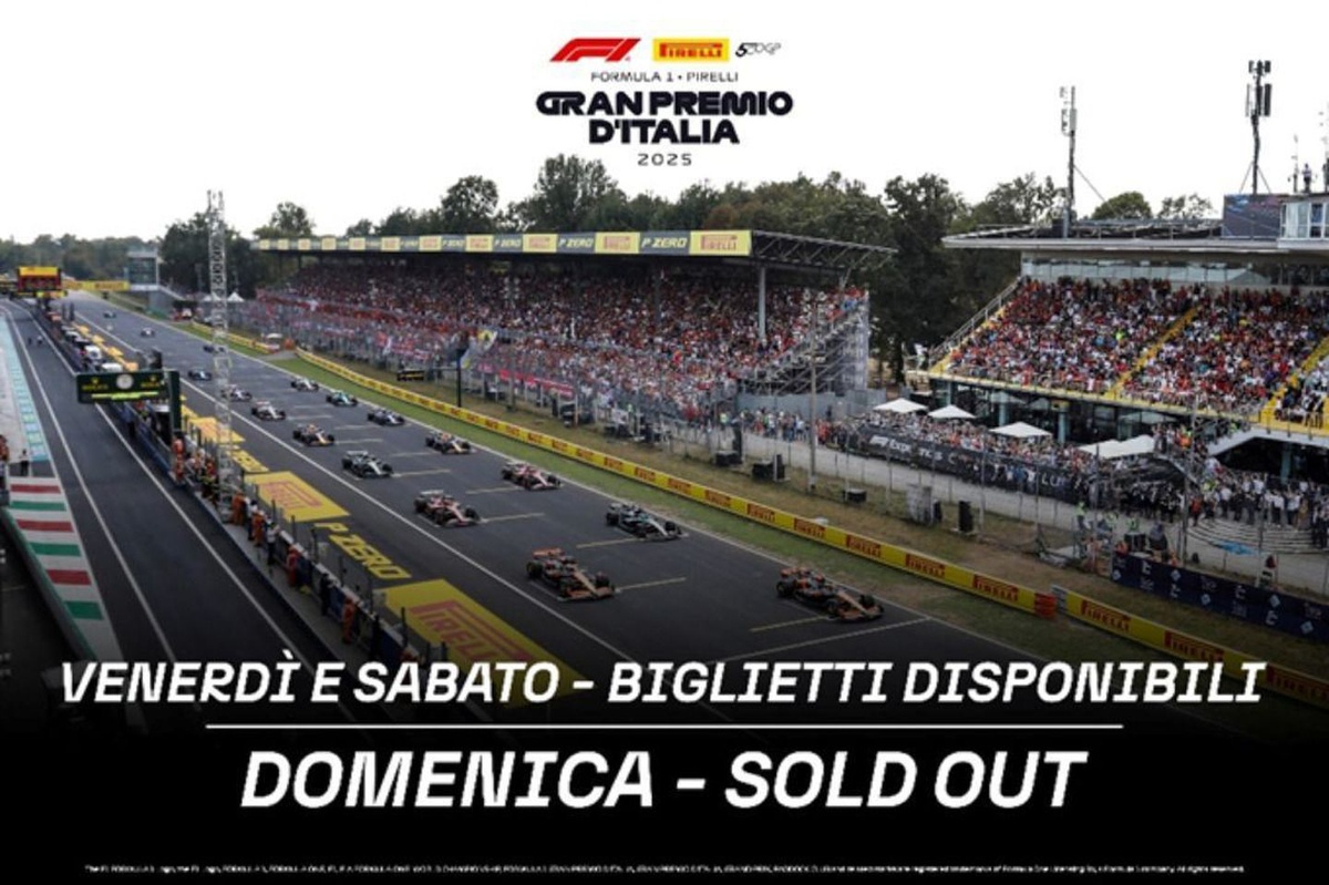 F1 | ACI annuncia il tutto esaurito per il GP d'Italia a Monza