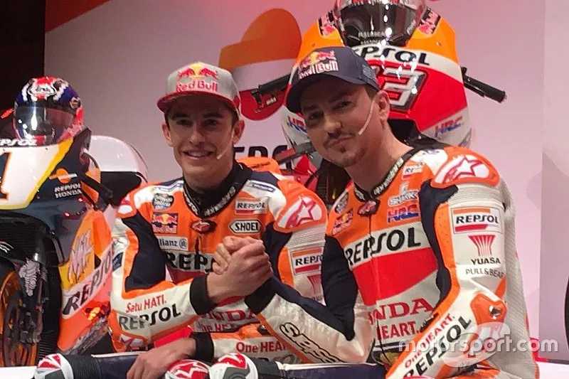 Marc M&aacute;rquez, Jorge Lorenzo, Honda HRC