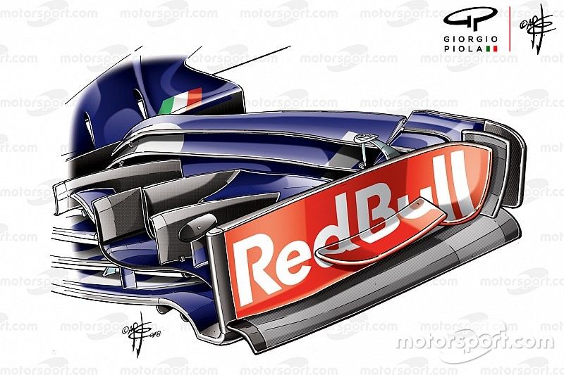 Toro Rosso STR13 endplate, United States GP