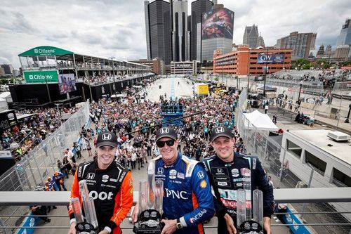IndyCar Detroit: Dixon gana en una ca&oacute;tica carrera, O'Ward 7&deg; y Canapino 12&deg;