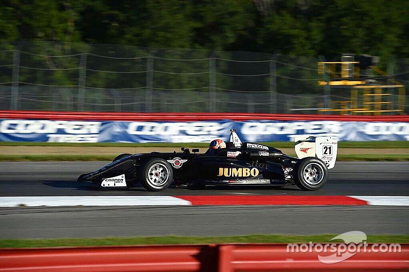 Van Kalmthout heeft USF2000-titel nog in vizier na dubbele podiumfinish