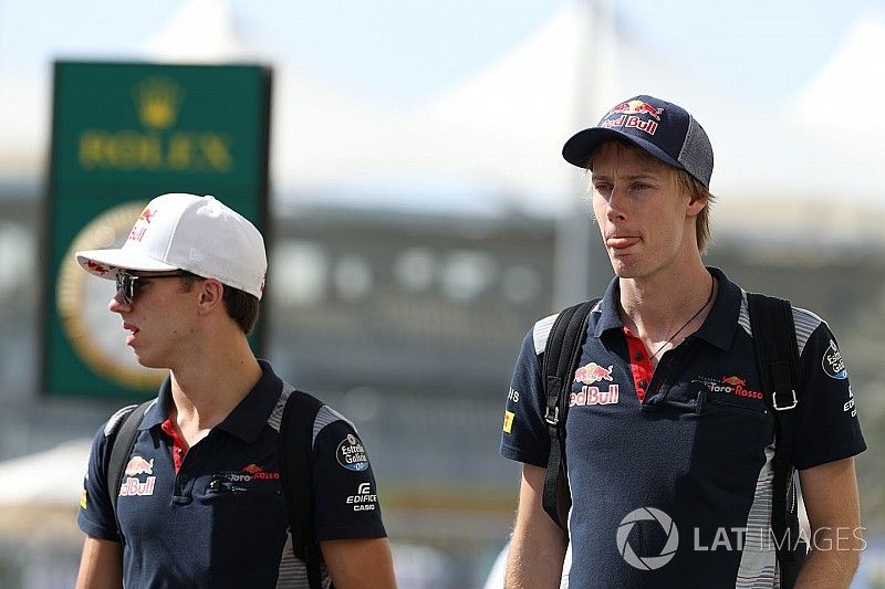 Pierre Gasly, Scuderia Toro Rosso and Brendon Hartley, Scuderia Toro Rosso