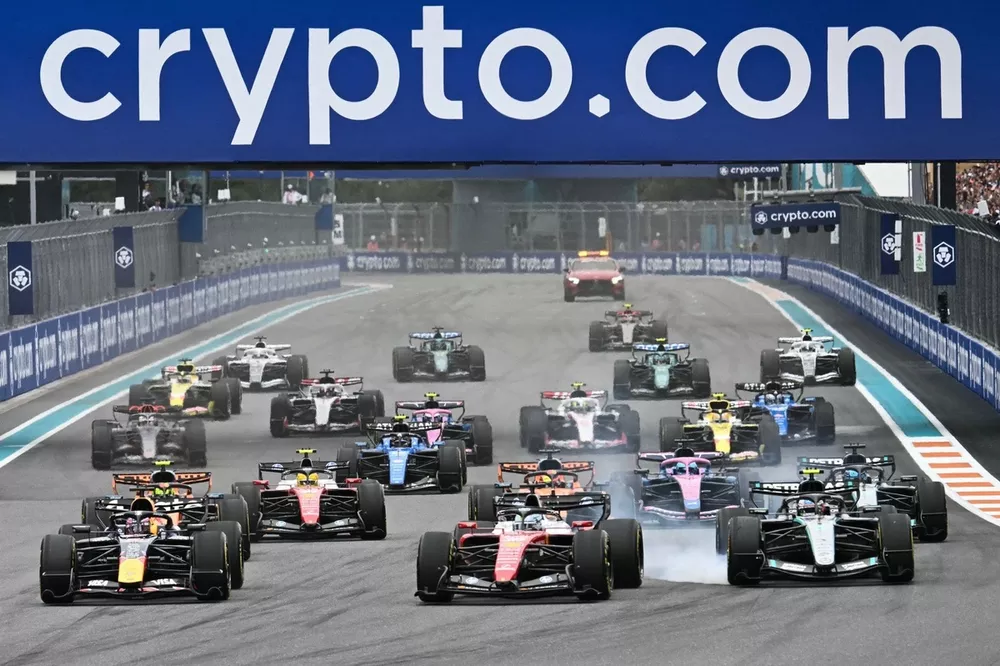 La partenza del GP di Miami