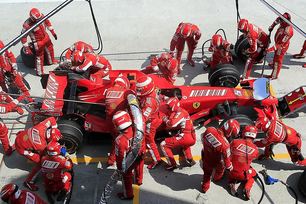 Pitstop for Felipe Massa, Scuderia Ferrari