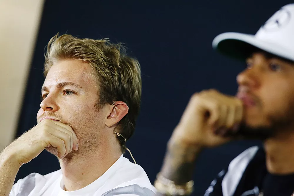 Press conference: Lewis Hamilton, Mercedes AMG, and Nico Rosberg, Mercedes AMG