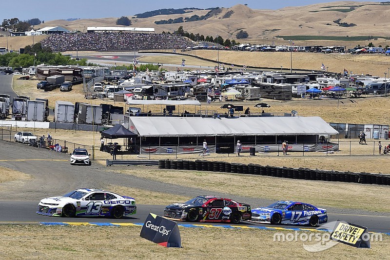 NASCAR-Cup fährt 2019 in Sonoma auf der langen Strecke