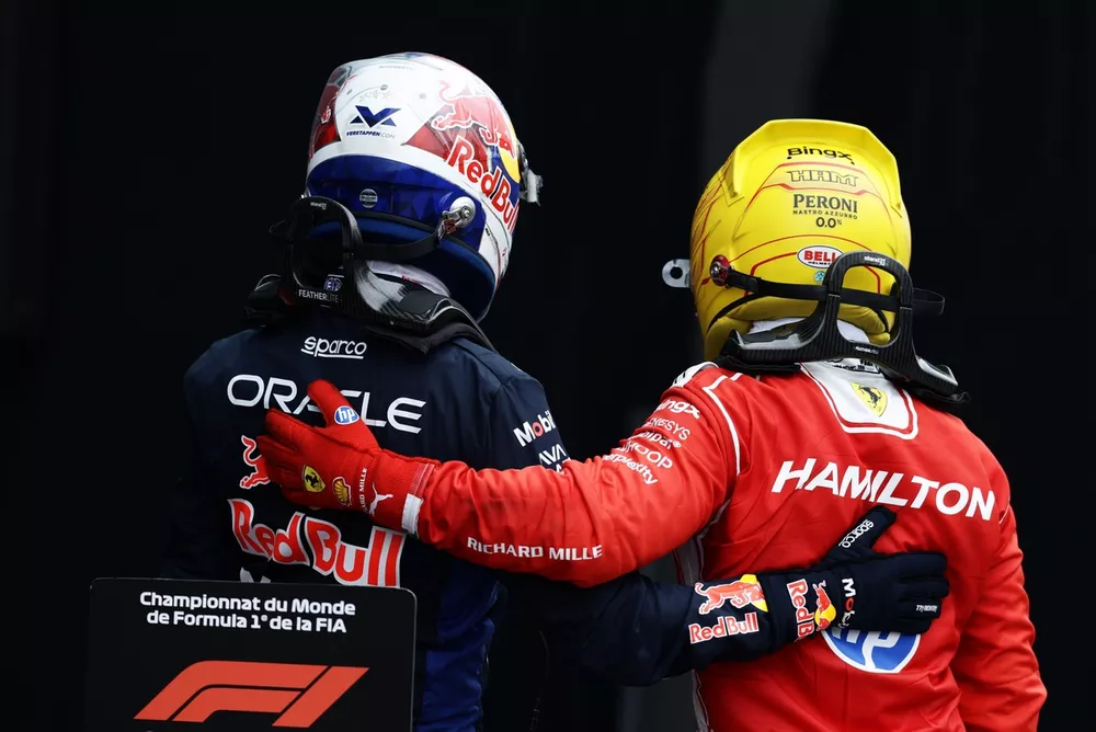 Lewis Hamilton, Ferrari, Max Verstappen, Red Bull Racing