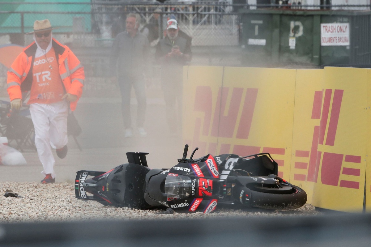 MotoGP | Venerdì con troppe cadute: i piloti esprimono preoccupazione per la sicurezza di Austin