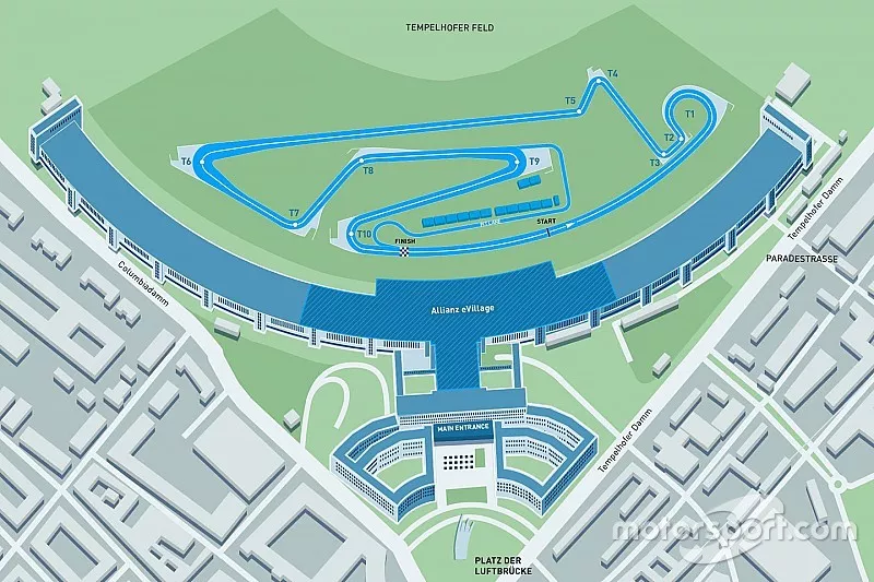 Trazado del ePrix de Berl&iacute;n