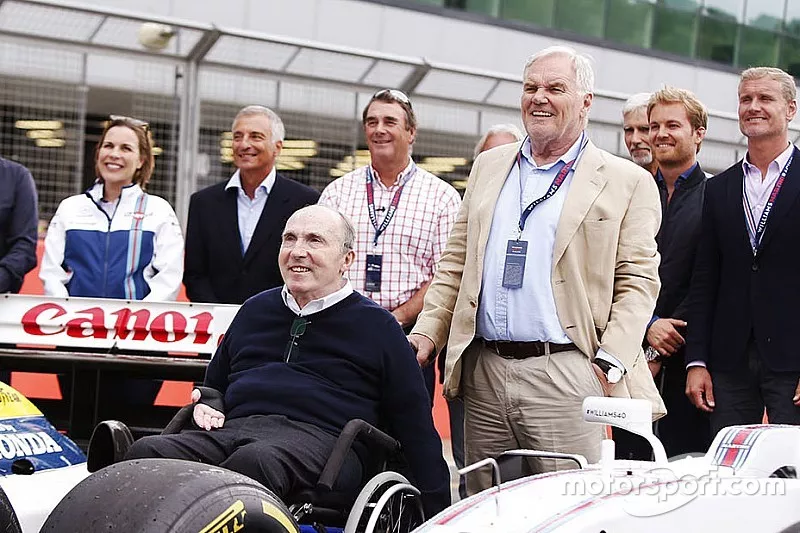 Paul di Resta, Jason Plato, Martin Brundle, Claire Williams, Riccardo Patrese, Sir Frank Williams, N