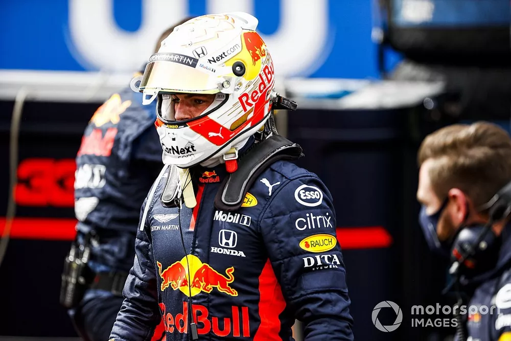 Max Verstappen, Red Bull Racing on the grid