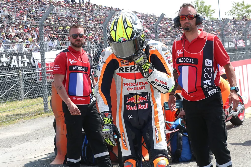 Joan Mir, Repsol Honda Team crash