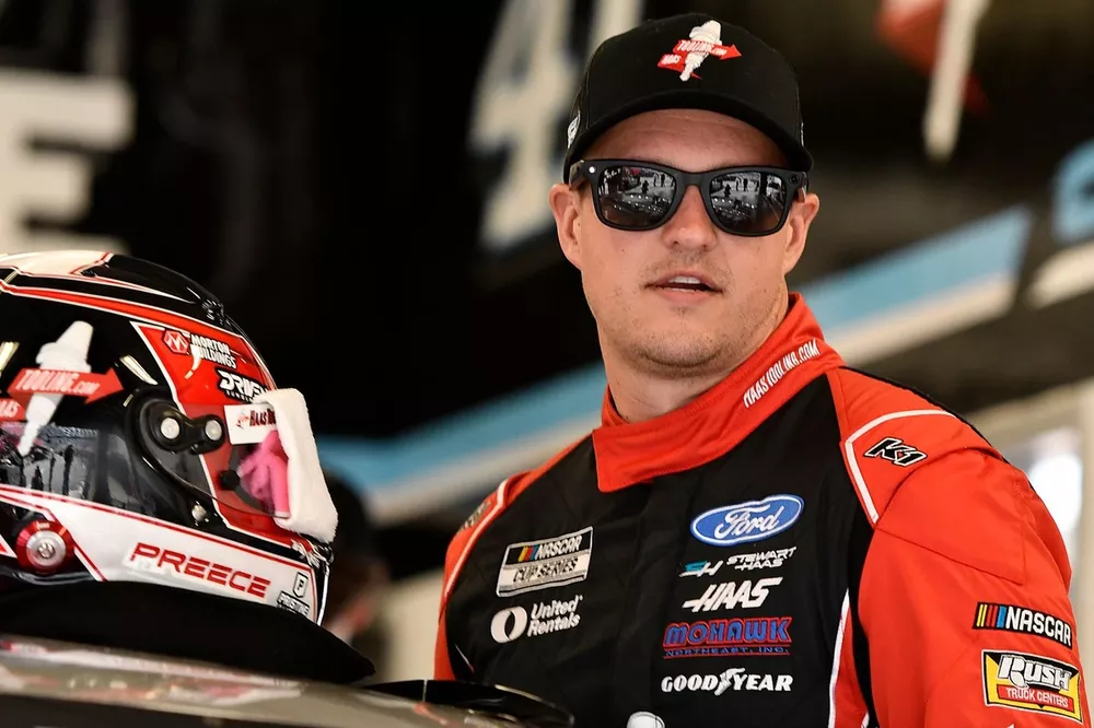Ryan Preece, Stewart Haas Racing, HaasTooling.com Ford Mustang