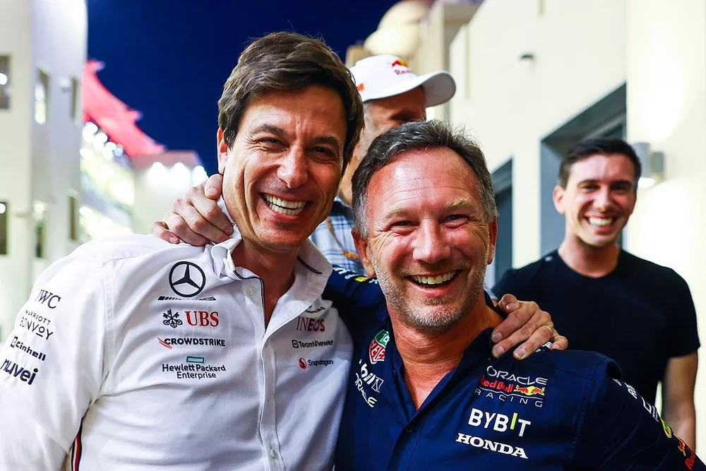 Christian Horner y Toto Wolff
