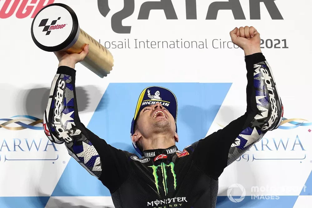 Race winner Maverick Vinales, Yamaha Factory Racing