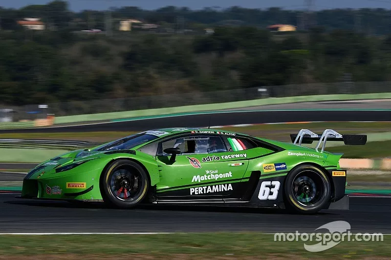 #63 Lamborghini Huracan, Antonelli Motorsport: Zampieri-Alto&egrave;