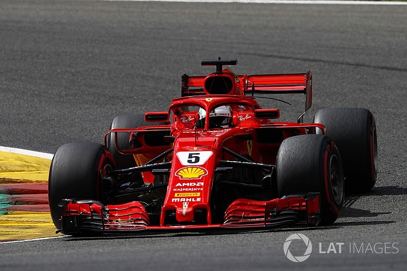 Belçika'da günün pilotu Vettel oldu!