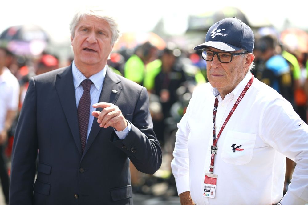 Carmelo Ezpeleta, CEO Dorna Sports, Jorge Viegas