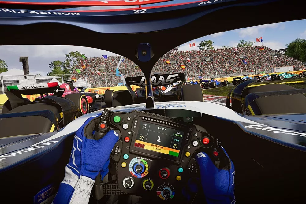 F1 2023 rendering