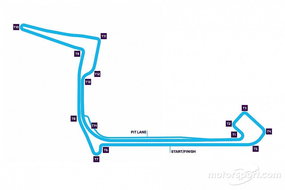 New York, Brooklyn Street circuit layout