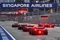 Parrilla de salida del GP de Singapur de F1: filas y posiciones