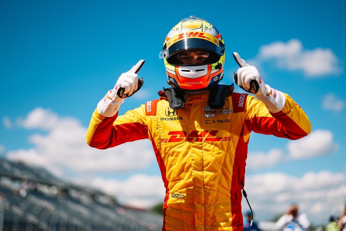 IndyCar champ Alex Palou clinches Milwaukee Mile pole with last-second flyer