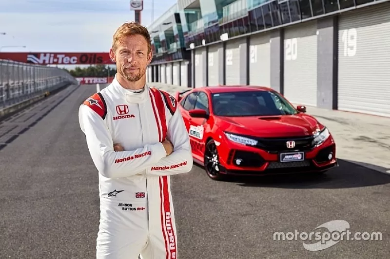 Jenson Button en el Mount Panorama, Bathurst