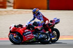Gallery: Francesco Bagnaia and Alex Marquez's crash in Aragon GP