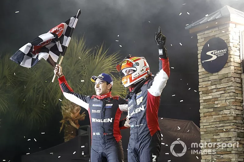 Winnaars #31 Action Express Racing Cadillac DPi: Felipe Nasr, Eric Curran, Pipo Derani