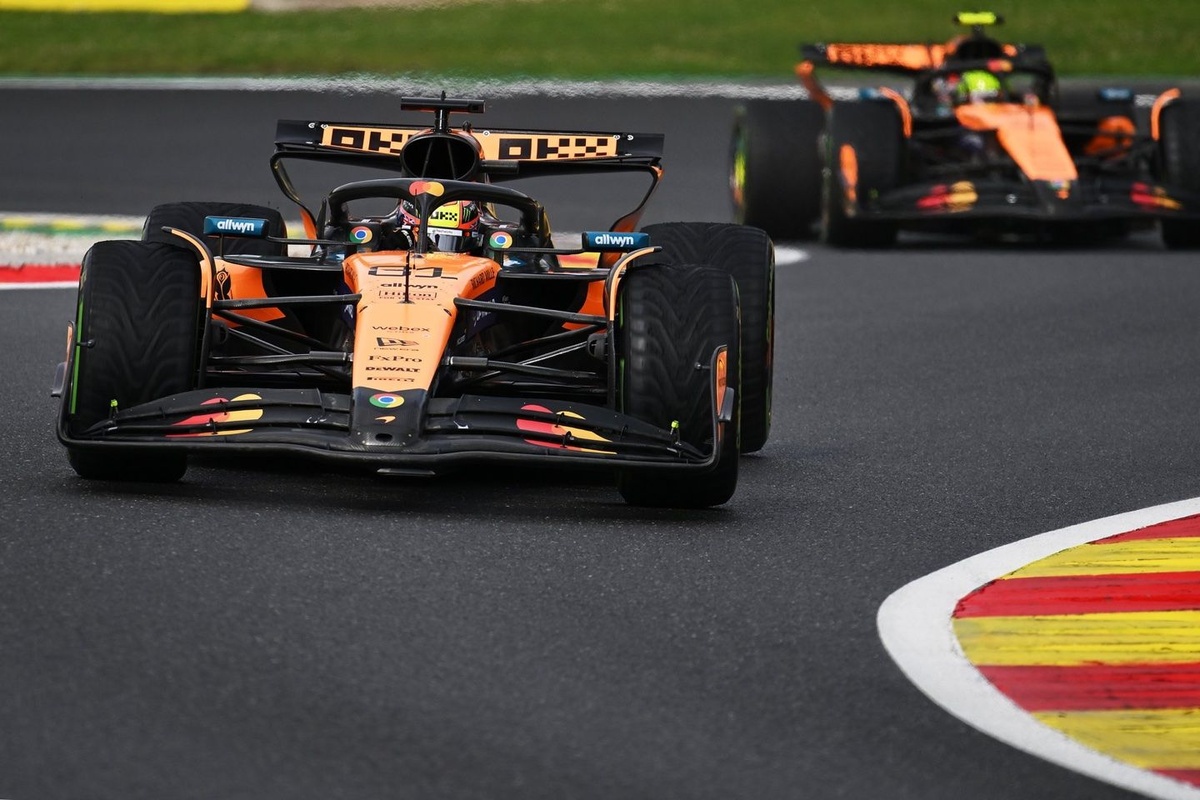 F1 Belgian GP: Piastri wins uneventful Spa race after demoting Norris at start