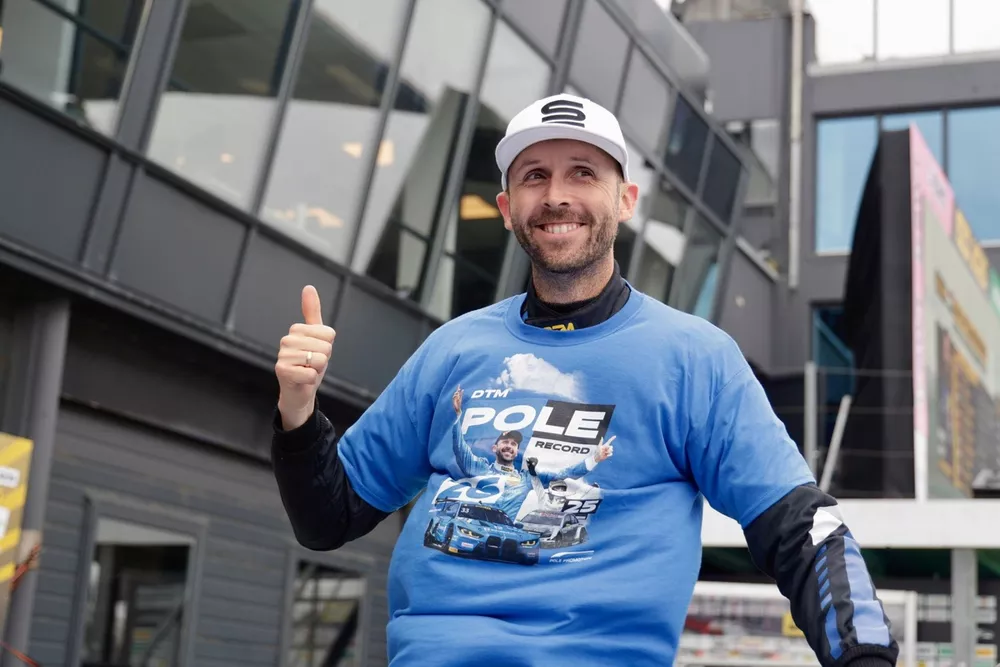 Pole sitter Ren&eacute; Rast, Schubert Motorsport