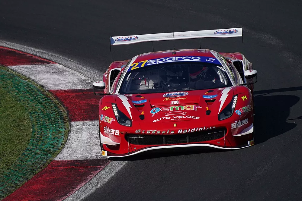 #27 Scuderia Baldini, Ferrari 488 GT3 Evo: Rubens Barrichello, Giancarlo Fisichella