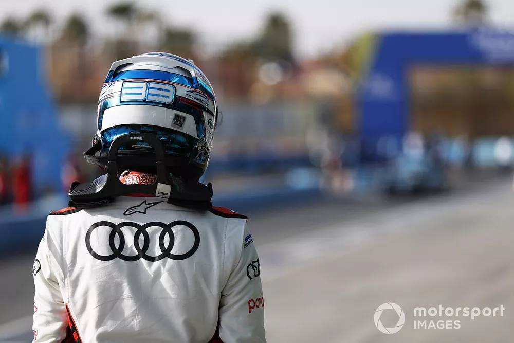 Rene Rast, Audi Sport ABT Schaeffler, walks away after qualifying