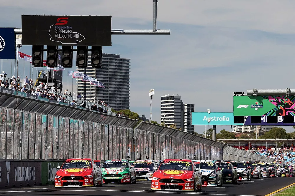 Anton De Pasquale, Dick Johnson Racing, Ford Mustang GT, Will Davison, Dick Johnson Racing, Ford Mustang GT 
