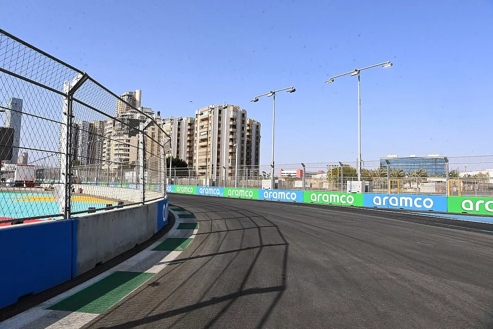 Jeddah Street Circuit last corner detail