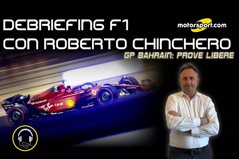 Cover "Debriefing F1 con Roberto Chinchero" GP Bahrain, Prove Libere