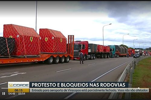 Ferrari afectado por las protestas en Brasil por Bolsonaro 