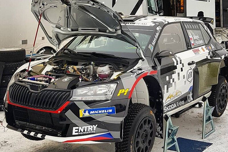 Filip Mares, Jan Hlousek, Skoda Fabia R5 evo