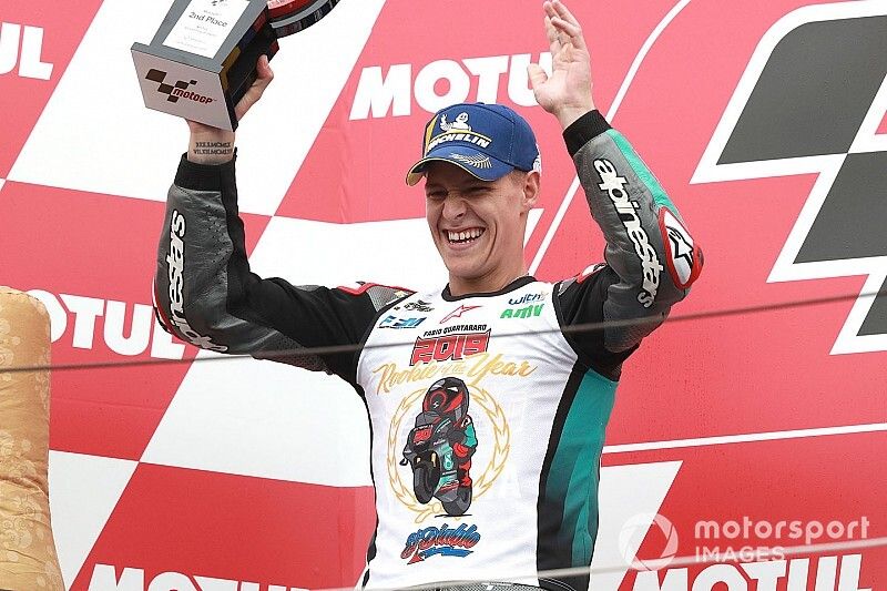 Podio: 2º Fabio Quartararo, Petronas Yamaha SRT