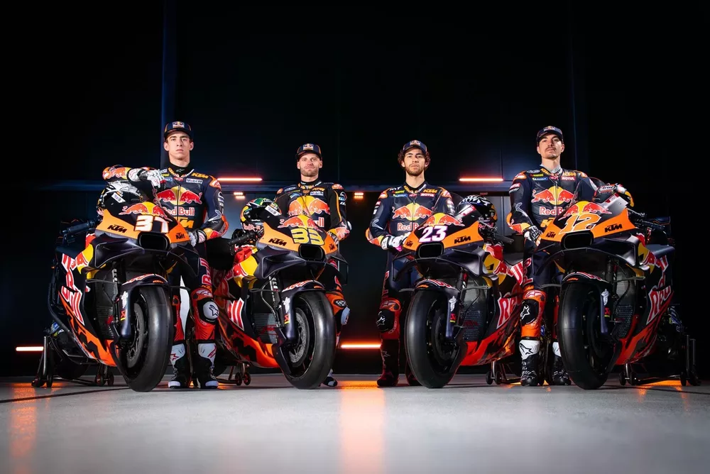 Pedro Acosta, Brad Binder, Red Bull KTM Factory Racing, Enea Bastianini, Maverick Vi&ntilde;ales, Red Bull KTM Tech3