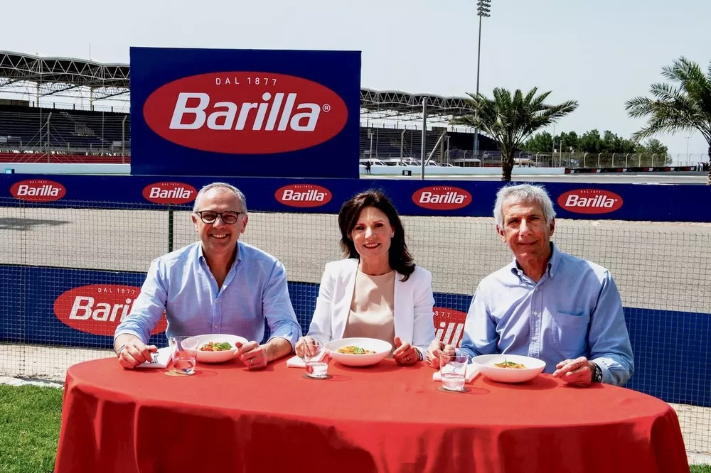 Partnership tra Pasta Barilla e la Formula 1