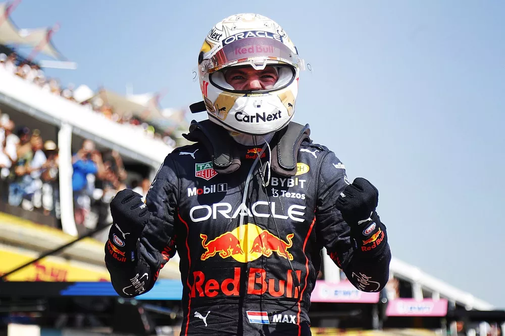 Race winner Max Verstappen, Red Bull Racing