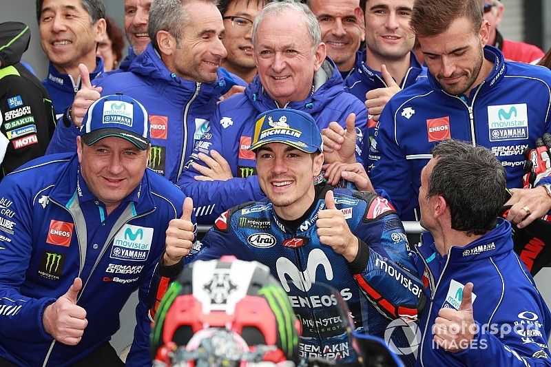 Segundo clasificado Maverick Vi&ntilde;ales, Yamaha Factory Racing