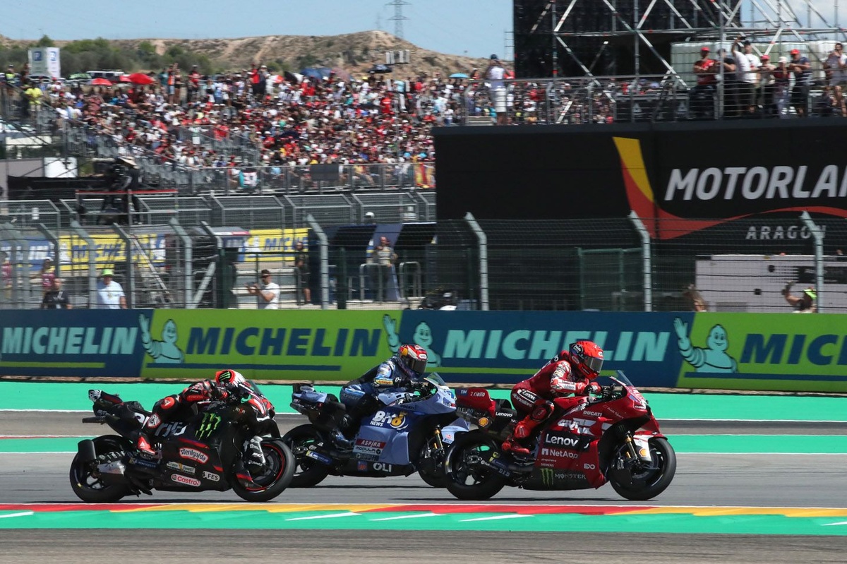 Marc Marquez reveals “risky” Turn 1 plan to beat Marco Bezzecchi in Aragon GP sprint