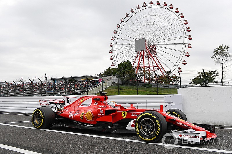 Suzuka, Libere 1: Vettel detta il passo con la Ferrari a Mercedes e Red Bull
