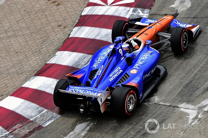 Toronto IndyCar: Dixon leads warm-up, King shunts
