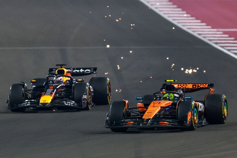Lando Norris, McLaren, Max Verstappen, Red Bull Racing