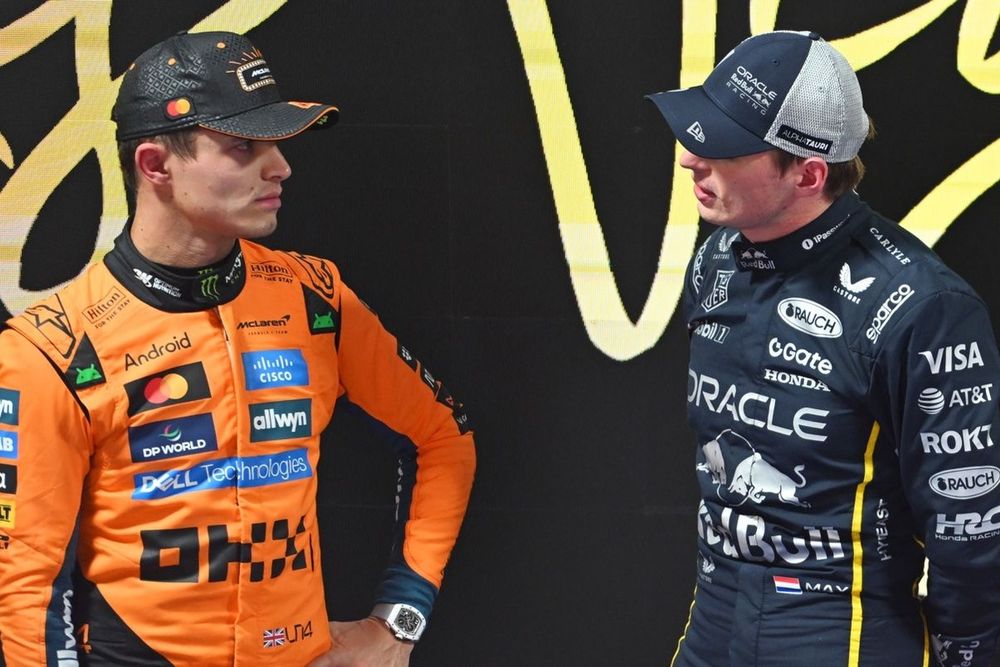 Lando Norris, McLaren, Max Verstappen, Red Bull Racing